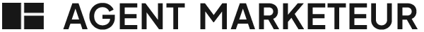 agent marketeur real estate marketing logo